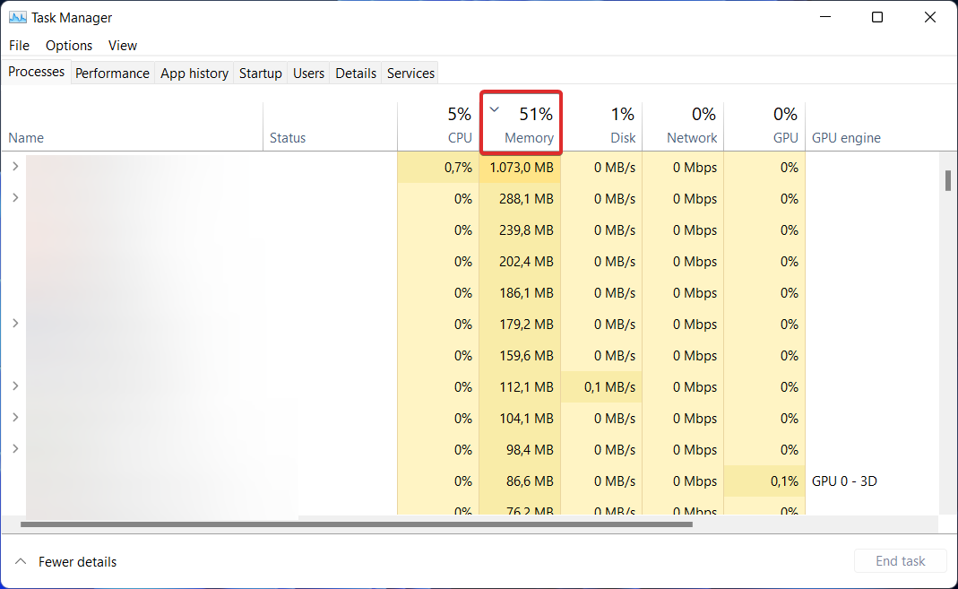 Win11出现vmmem高内存运用率