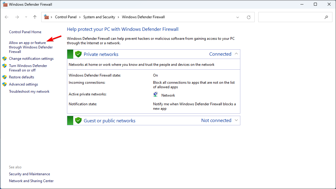 Win11零碎防火墙阻止打印机访问怎样办