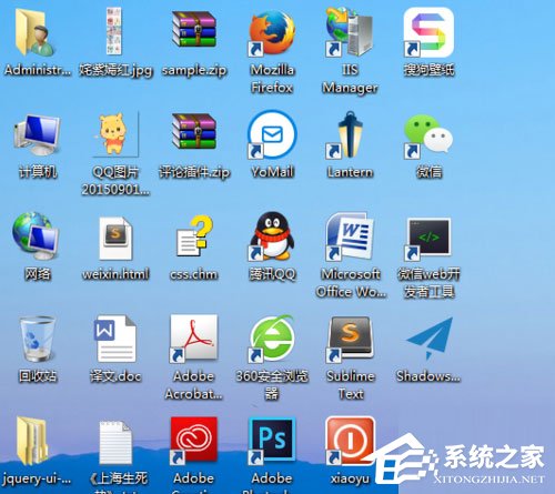 Win7桌面图标陈列方式引见
