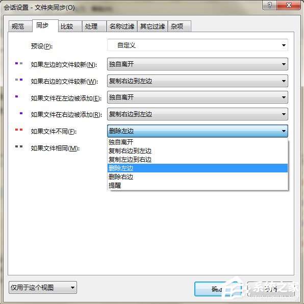 Beyond Compare如何批量处理差异文件？