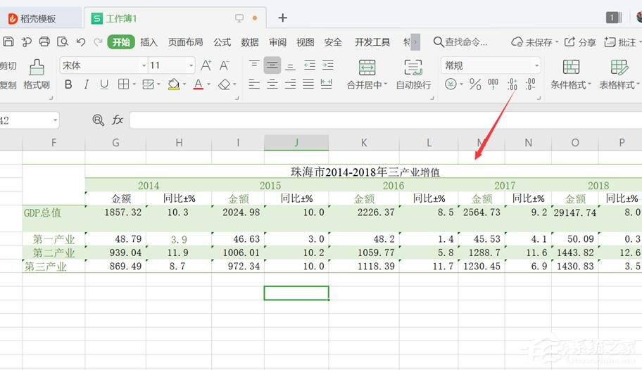 wps表格怎样设置表格款式