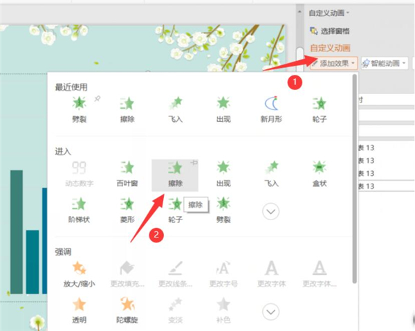 如何运用PPT制造动态图表