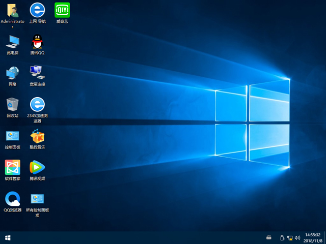 雨林木风 GHOST WIN10 X64 快速安装版 V2018.12