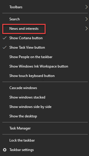 Win10的旧事和兴味功能怎样自定义主题