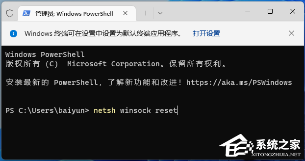 Win11运用flushdns命令后无法上网的三